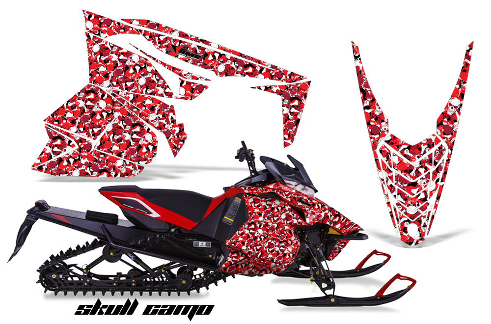 Yamaha Viper 2014 Graphics Kit Wrap Skull Camo R